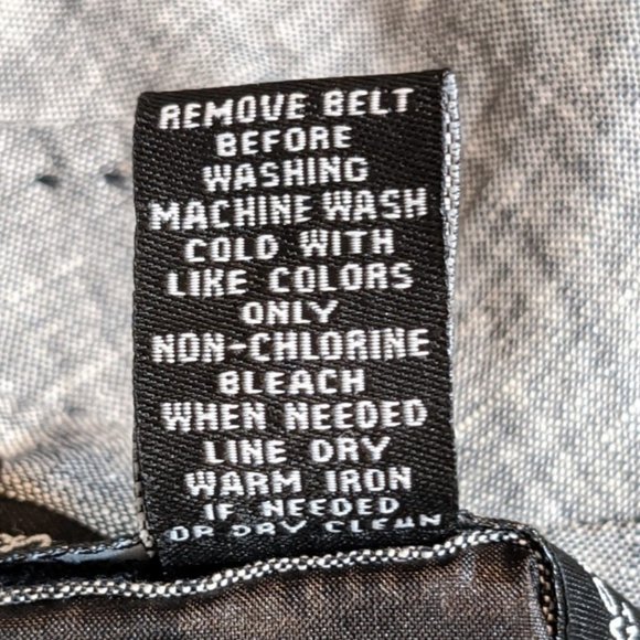 BOGO 1/2 Off Mercer & Madison 100 Linen Grey Dress - Picture 10 of 10